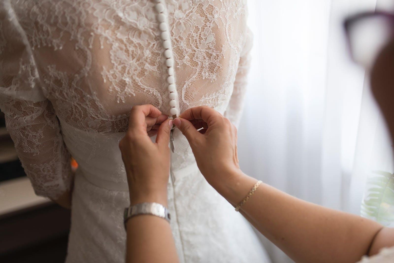 bouton dans le dos robe de mariée
