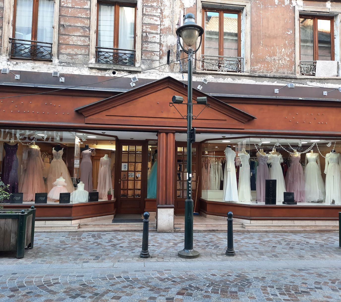 Photo d'une robe de mariage fait à Paris